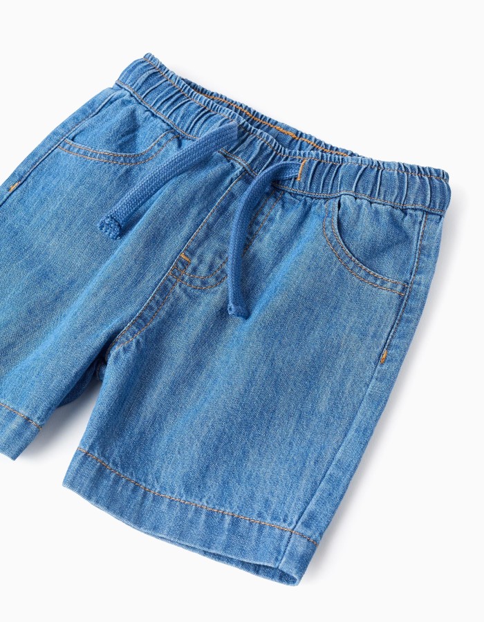 SHORTS LIGHT DENIM, BLUE
