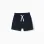 Fleece shorts with drawstring for baby boys, dark blue