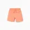 Terry shorts with drawstring for baby boys, orange
