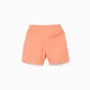 Terry shorts with drawstring for baby boys, orange