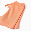 Terry shorts with drawstring for baby boys, orange