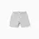 Fleece shorts with drawstring for baby boys, light grey