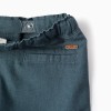 SHORTS LINEN, DARK BLUE