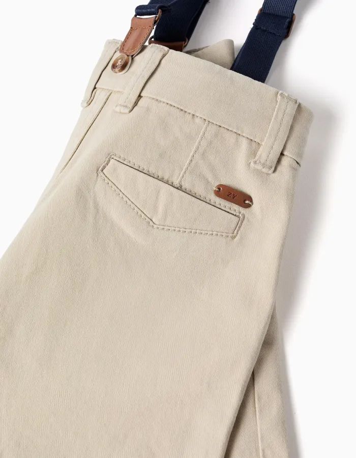 CHINO SHORTS TWILL, LIGHT BEIGE
