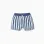 Striped swim shorts with drawstring You&Me for baby boys, white/blue