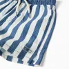 Striped swim shorts with drawstring You&Me for baby boys, white/blue