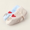 Pack 2 Pairs of Thick Socks for Newborns and Babies 'Mum&Dad', Beige/Blue