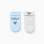 Pack of 2 Pairs of Thick Socks for Newborn and Babies 'Family', Blue