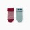 Pack of 2 non-slip terry socks for baby boys, light green/red