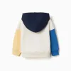 Cotton sweatshirt with Super Friends for babies and boys, multicolour