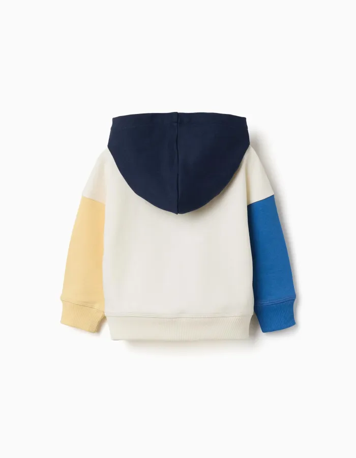 Cotton sweatshirt with Super Friends for babies and boys, multicolour