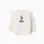 Cotton sweatshirt with Spider-Man prints for babies and boys, white