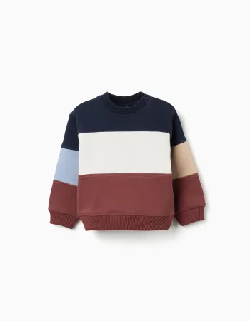Sweater fleece cotton brown