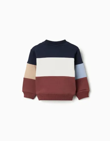 Sweater fleece cotton brown