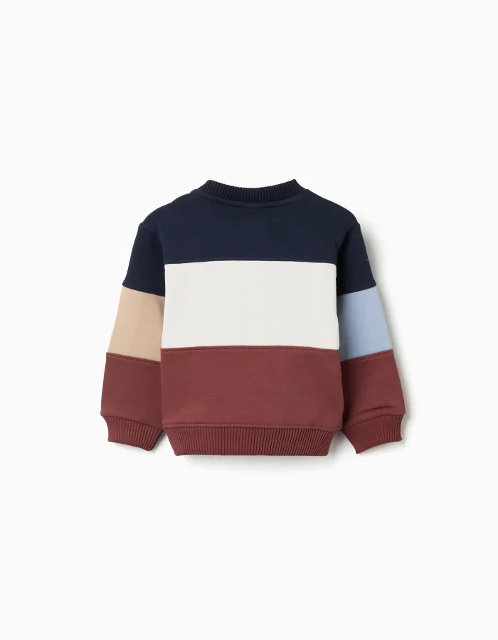Sweater fleece cotton brown