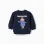Cotton sweatshirt with Paddington print for baby boys, navy blue