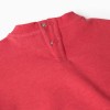 Brushed sweatshirt with Mickey print for baby boys, red