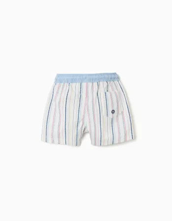 Swim shorts with ethnic stripes B&S for baby boys, multicolour