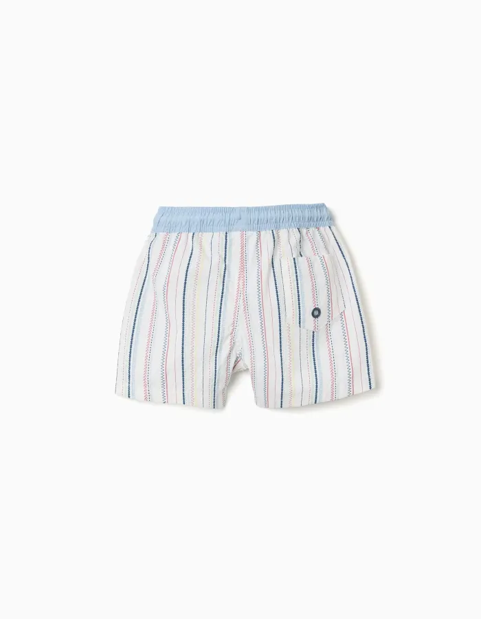 Swim shorts with ethnic stripes B&S for baby boys, multicolour