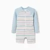 Striped swimsuit with UV 40+ protection B&S for baby boys, multicolour