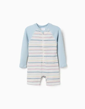 Striped swimsuit with UV 40+ protection B&S for baby boys, multicolour
