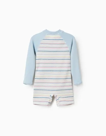Striped swimsuit with UV 40+ protection B&S for baby boys, multicolour