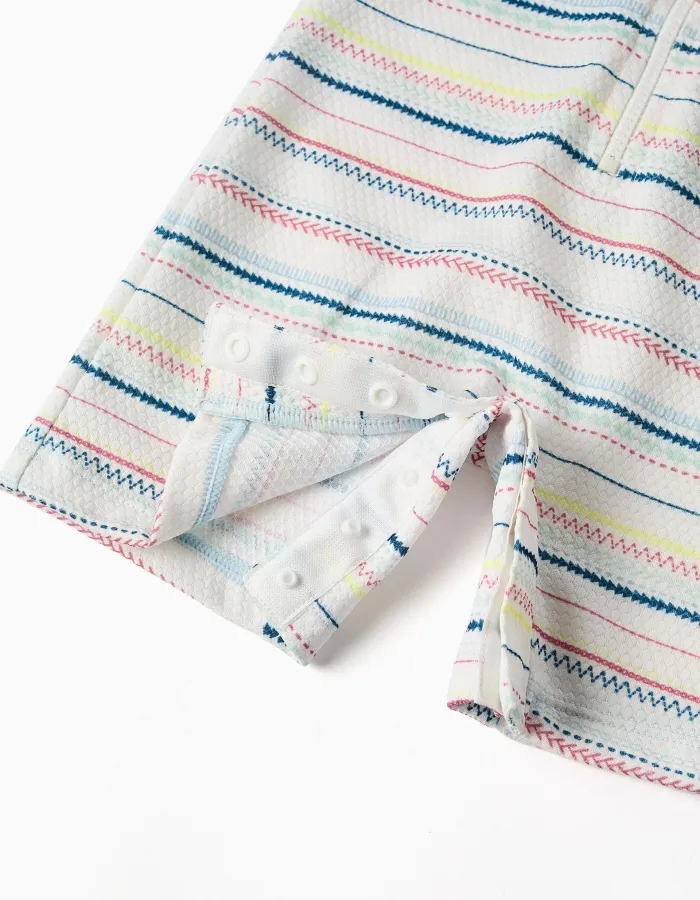 Striped swimsuit with UV 40+ protection B&S for baby boys, multicolour