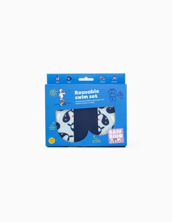 Swim Set 3 Pcs Blue Whale Bambino Mio 2-3Y