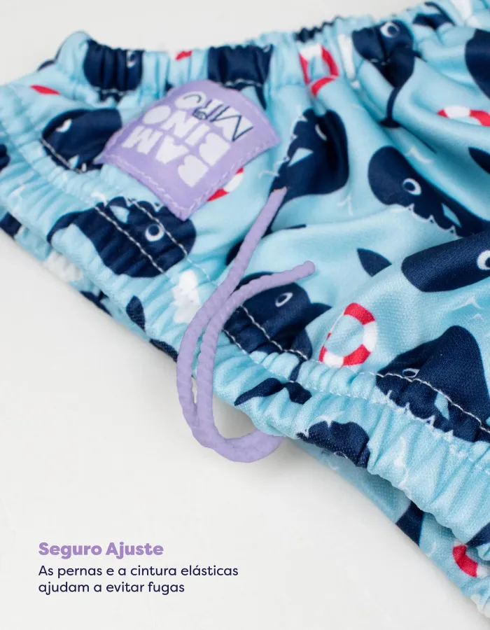 Swim Set 3 Pcs Blue Whale Bambino Mio 2-3Y