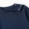 Pack of 2 Short Sleeve T-Shirts for Baby Boys, Dark Blue