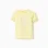 Cotton T-shirt with Botanic print for baby boys, yellow