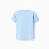 3D Fish Print Cotton T-Shirt for Baby Boys, Blue