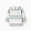 Long sleeve polo shirt with stripes for baby boys, white/light green