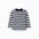 Long sleeve striped T-shirt with Paddington for baby boys, white/blue