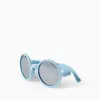Ultraflex Round Level 3 UV Sunglasses for Children 3-5-Y, Light Blue