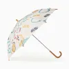 Automatic umbrella with colourful print for baby boys, multicolour