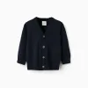 Cardigan for Baby Boys, Dark Blue