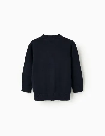 Cardigan for Baby Boys, Dark Blue
