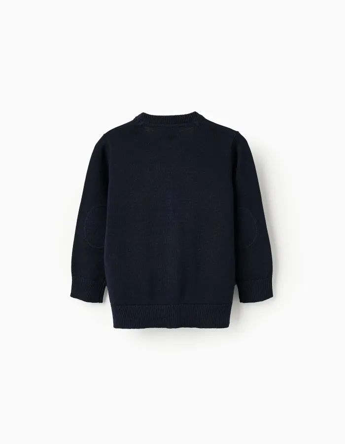 Cardigan for Baby Boys, Dark Blue
