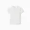 T-shirt cotton for boys, short sleeve, buttons, white