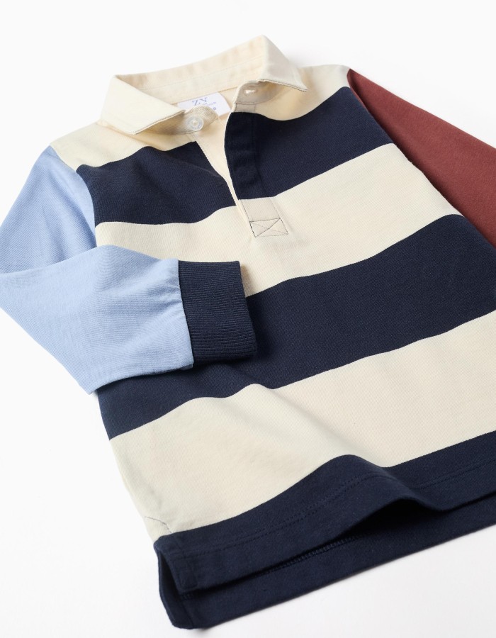 LS SHIRT HEAVY JERSE, DARK BLUE
