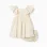 Cotton dress with floral pattern and ruffles for baby girls, multicolour