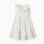 Cotton dress with ethnic stripes B&S for baby girls, multicolour