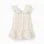 Checked cotton dress with ruffles B&S for baby girls, multicolour