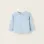 Cotton Cardigan for Newborns, Light Blue