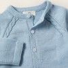 Cotton Cardigan for Newborns, Light Blue