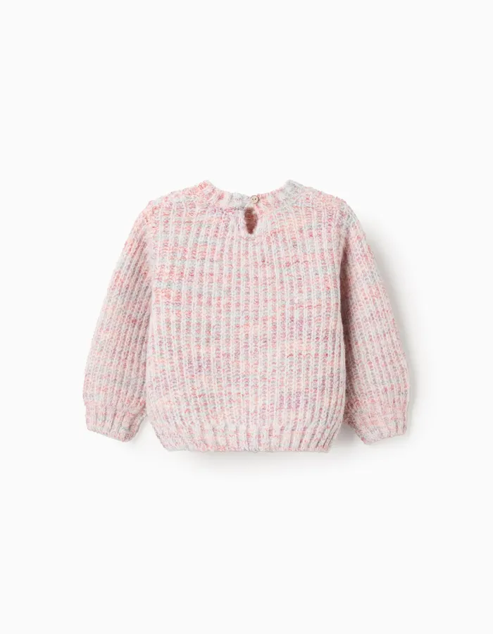 Thick Knit Jumper for Baby Girls, Multicolour