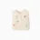 Knitted vest with floral embroidery for baby girls, white