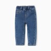 Denim Trousers for Baby Girls, Blue