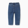 Denim Trousers for Baby Girls, Blue